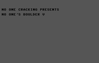 No One's Boulder 05
