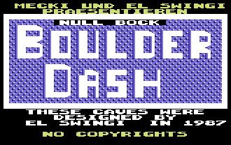 Null Bock Boulder Dash