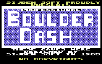 Professional Boulder Dash